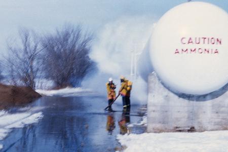 Anhydrous ammonia spill