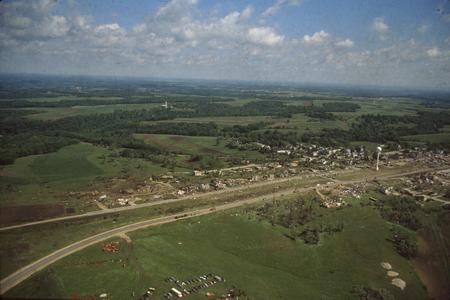 Barneveld tornado aftermath, 1984