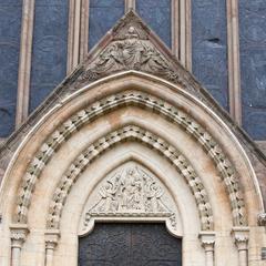 Worcester Cathedral west end central doorway