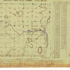 [Public Land Survey System map: Wisconsin Township 25 North, Range 20 East]