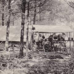 1918 Training camp - cook tent