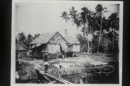 Moro town scene, Zamboanga, early 1900s