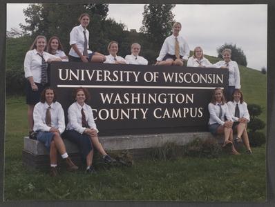 UW-Washington County women's volleyball team (state champions)