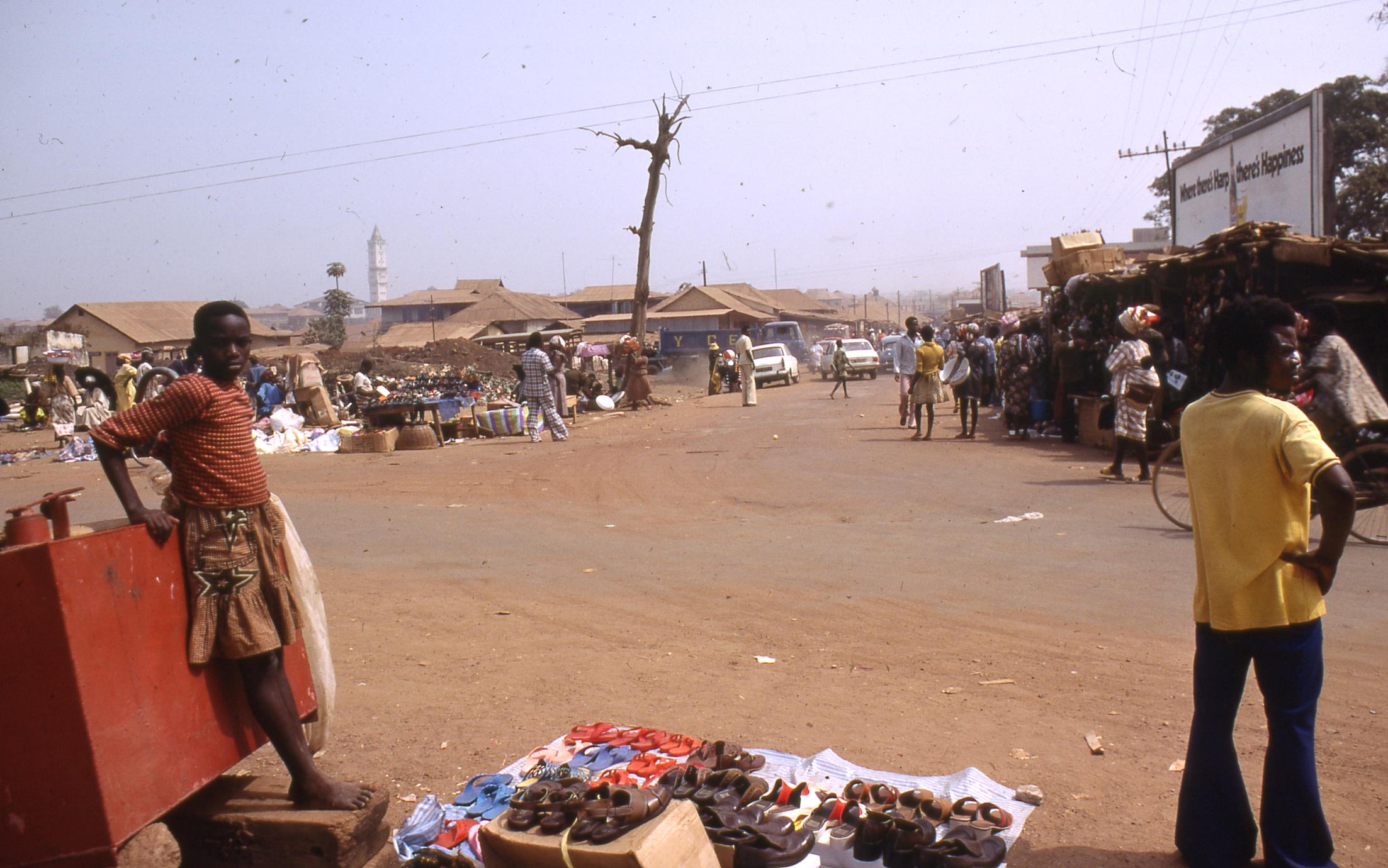 Shops of the Ilesa market