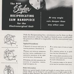Reciprocating Saw Handpiece advertisement