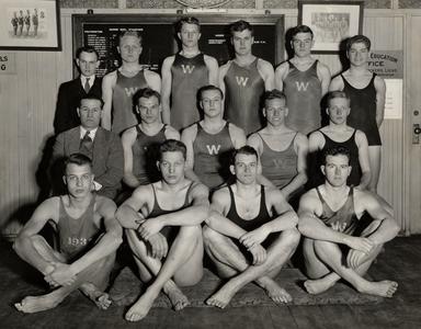 1933/34 men's swim team