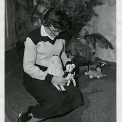Phi Upsilon Omicron's Committee on Dolls Chair-person, Flora Spinti
