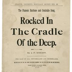 Rocked in the cradle of the deep