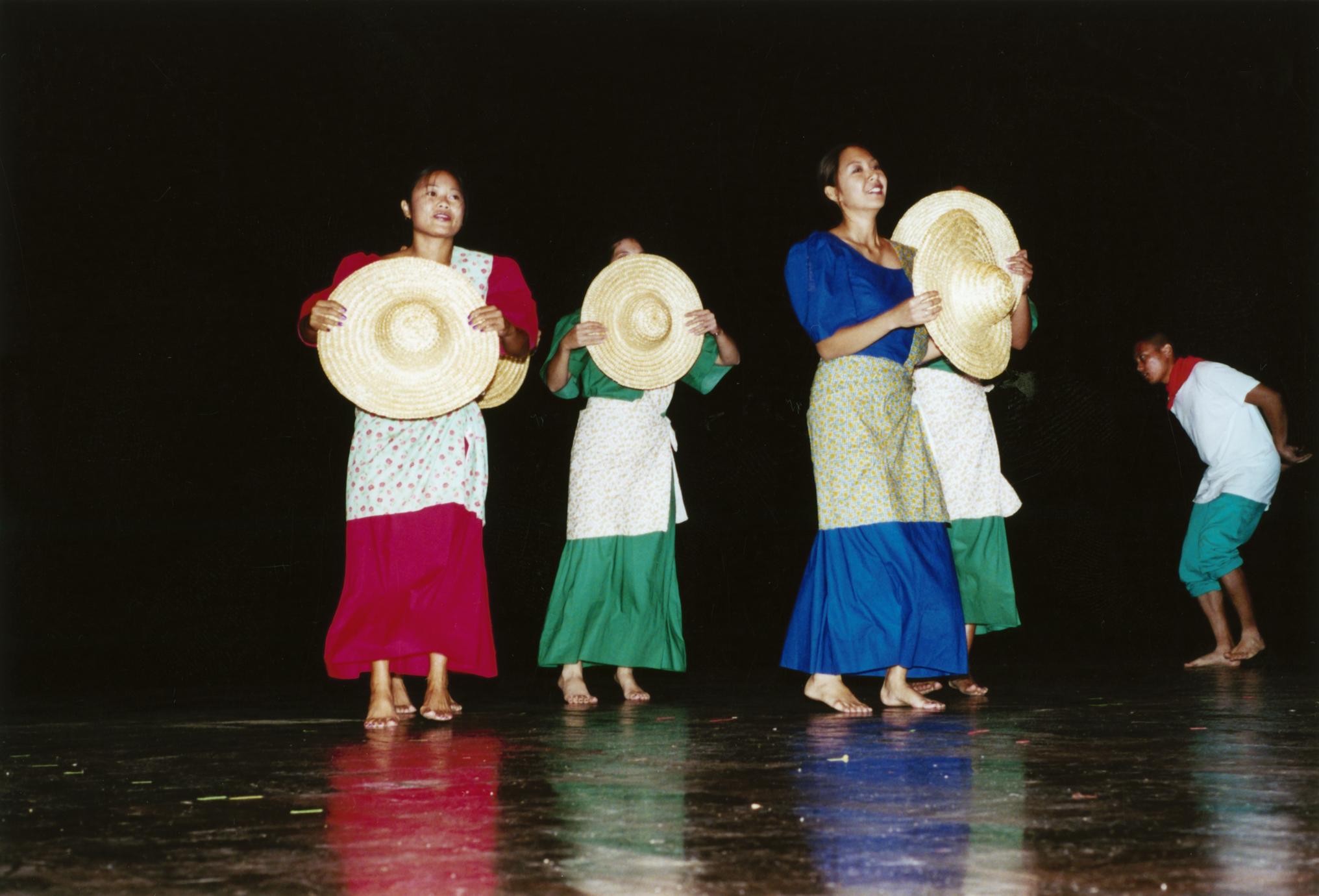 Female Filipino American dancers at 2000 MCOR