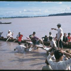 Boat races : Lao-American Association "horsing around"