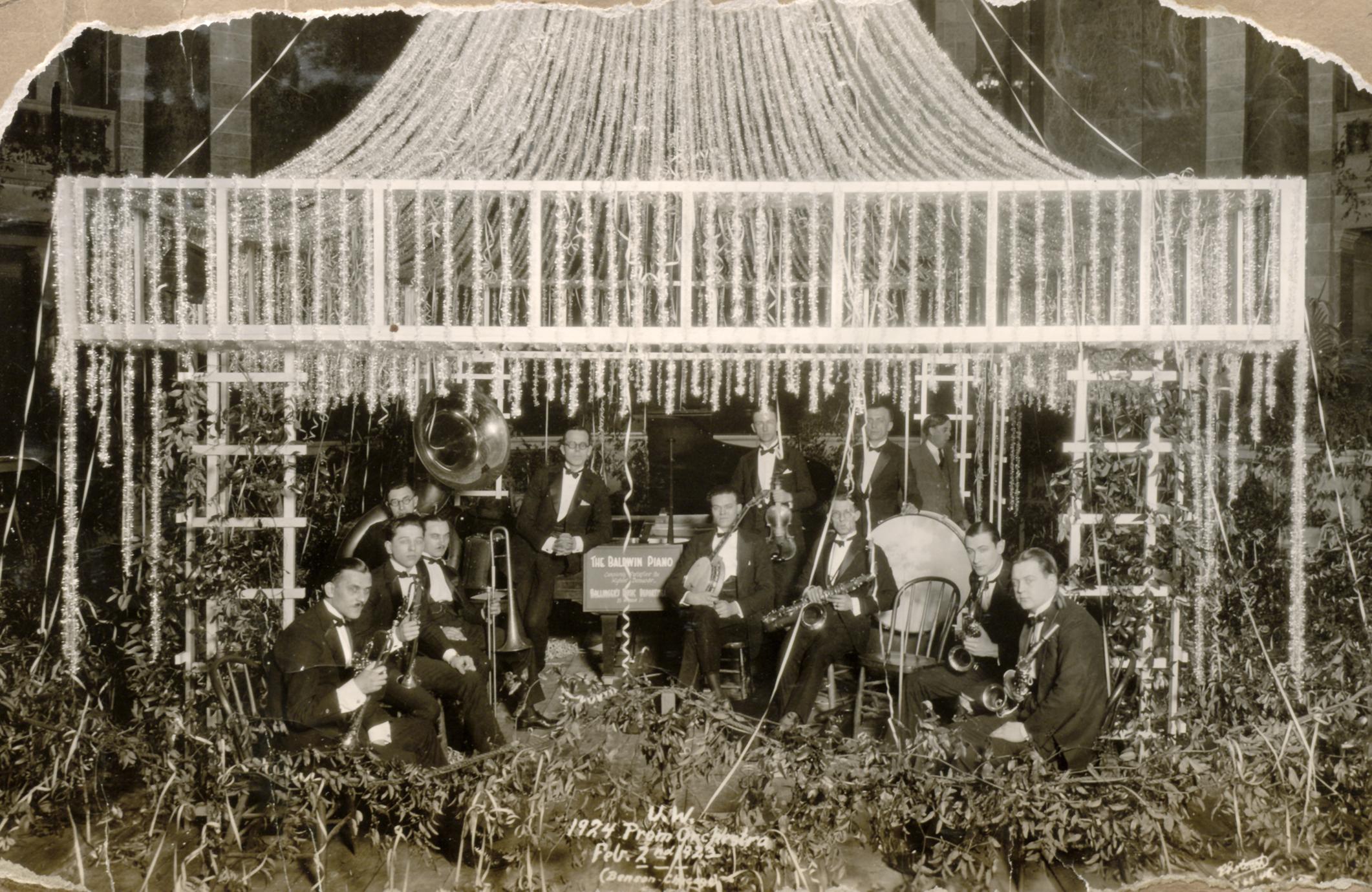 Band at 1924 Junior Prom