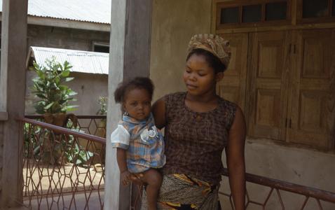 Bisi Ogunleye and her mother