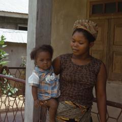 Bisi Ogunleye and her mother