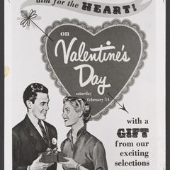 A poster promoting Valentine's Day