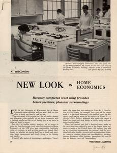 "New Look in Home Economics", page 1