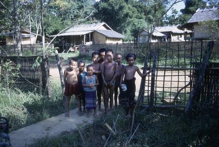 Children at an International Voluntary Services house