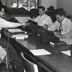Accounting class in the commerce building