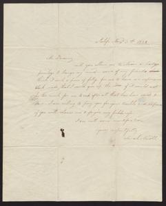 Letter from Sarah Nicoll, Islip, Nov. 3, 1828