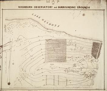 Map, Observatory Hill, ca. 1882