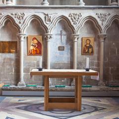 Worcester Cathedral interior Lady Chapel south aisle