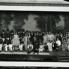 Manual Arts Players group photograph onstage
