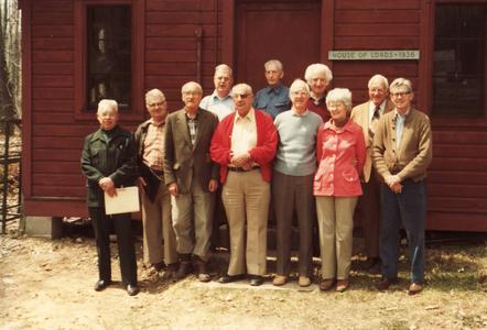 Reunion of former UW-Madison limnologists at the 1983 History of Limnology in Wisconsin Conference