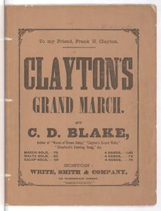 Clayton's grand march