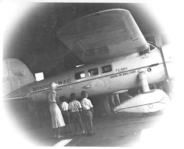 Wiley Post and Harold Gatty's visit to Janesville