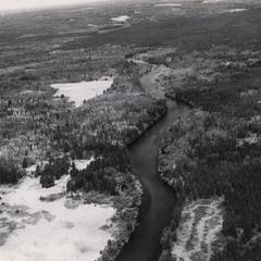 Namekagon River aerial view