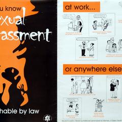 Sexual harassment is punishable by law