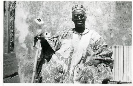 Chief Asagidigbi with cane