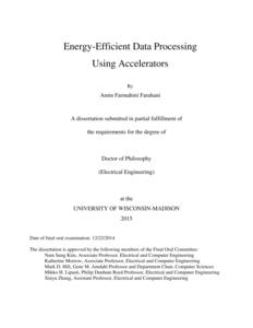 Energy-Efficient Data Processing Using Accelerators