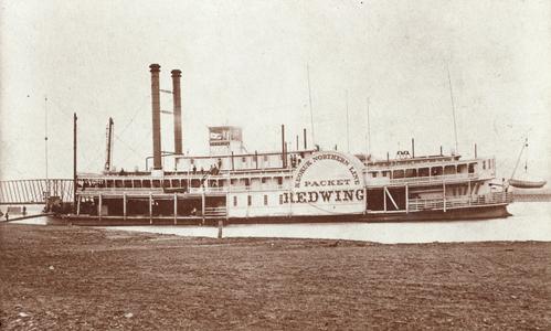 The Red Wing at a landing on the upper Mississippi River