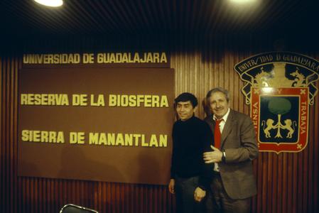 Hugh Iltis and Rafael Guzmán at Universidad de Guadalaraja