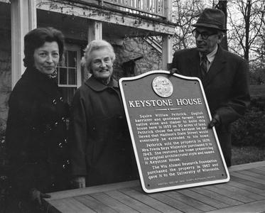 Keystone House plaque