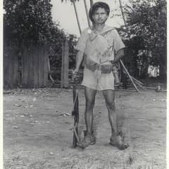 Filipino guerrilla, Manila, 1945