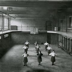 Women's gym class in Old Main
