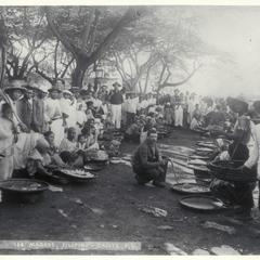 Open air market, Cavite, 1899