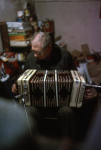 Ed Piller plays concertina