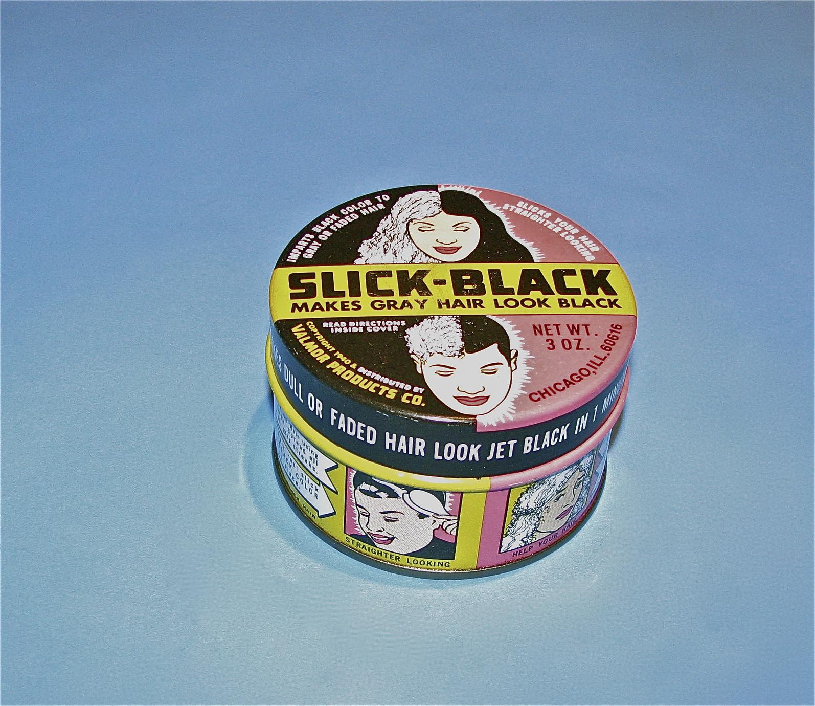 Slick-Black hair dye cream - UWDC - UW-Madison Libraries