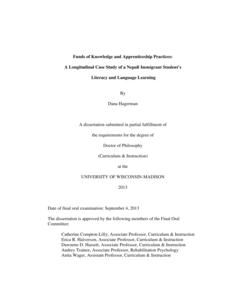 Funds of Knowledge and Apprenticeship Practices: A Longitudinal Case Study of a Nepali Immigrant Student's Literacy and Language Learning