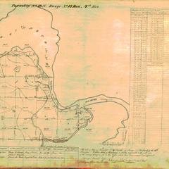 [Public Land Survey System map: Wisconsin Township 19 North, Range 15 East]