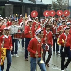 UW Marching Band, 1984 Homecoming Parade