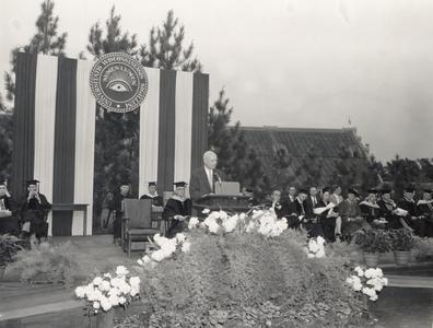 1954 commencement at Camp Randall