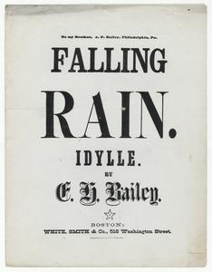 Falling rain