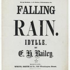 Falling rain