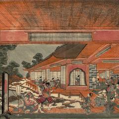View of the Elegant Banquet Given by Wada, from the series Perspective Pictures of Japan