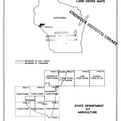Pepin County, Wisconsin, land cover maps