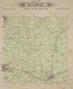 Plat Map of Baldwin Township, Wisconsin