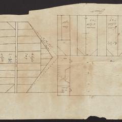 Draft of house plan by Nathaniel IV